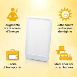 Boost Your Mood: 15,000 Lux Light Therapy Lamp For Wellness And Energy -Home Electronics Store lampe de luminotherapie 10000 lux restez en forme en toute saison lampe lumiere du jour a spectre complet ameliore 8