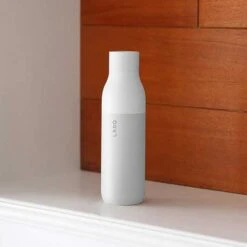 LARQ Bottle PureVis: Self-Cleaning Water Purification In Granite White -Home Electronics Store larq bottle 740 ml the water purification bottle 1 4