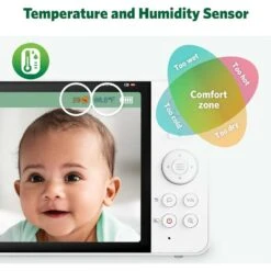 LeapFrog 7" HD Baby Monitor With 360° Camera, Color Night Vision, 8X Zoom, 2 Way Talk, Night Light, Temperature -Home Electronics Store leapfrog 7 hd baby monitor with 360° camera color night vision 8x zoom 2 way talk night light temperature 11