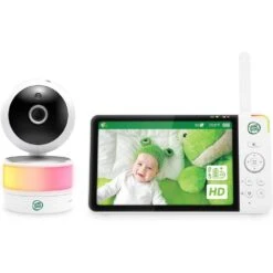 LeapFrog 7" HD Baby Monitor With 360° Camera, Color Night Vision, 8X Zoom, 2 Way Talk, Night Light, Temperature -Home Electronics Store leapfrog 7 hd baby monitor with 360° camera color night vision 8x zoom 2 way talk night light temperature 12