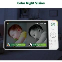 LeapFrog 7" HD Baby Monitor With 360° Camera, Color Night Vision, 8X Zoom, 2 Way Talk, Night Light, Temperature -Home Electronics Store leapfrog 7 hd baby monitor with 360° camera color night vision 8x zoom 2 way talk night light temperature 2