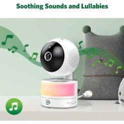 LeapFrog 7" HD Baby Monitor With 360° Camera, Color Night Vision, 8X Zoom, 2 Way Talk, Night Light, Temperature -Home Electronics Store leapfrog 7 hd baby monitor with 360° camera color night vision 8x zoom 2 way talk night light temperature 5