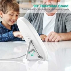 Adjustable Brightness Therapy Light: Boost Your Mood With Rotatable 10,000 Lux Lamp -Home Electronics Store light therapy lamp 4
