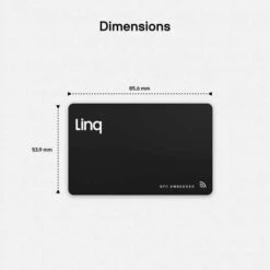 Revolutionize Your Networking With Linq Digital Business Card - Smart NFC And QR Technology For Instant Connections -Home Electronics Store linq digital business card classic white 5