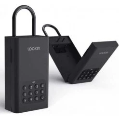 Lockin Wireless Smart Lockbox - Secure Outdoor Bluetooth Key Safe