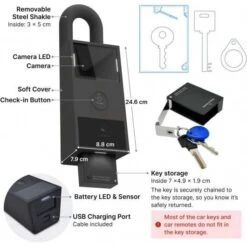 LTE Smart Key Lock Box: Outdoor, QR Access, Weatherproof, 3 Months LTE Data Included 7 LTE Smart Key Lock Box: Outdoor, QR Access, Weatherproof, 3 Months LTE Data Included -Home Electronics Store lte smart key lock box outdoor qr access weatherproof 3 months lte data included 1