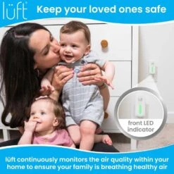 Lüft Indoor Air Quality Monitor - Accurate Radon, VOC, And CO2 Detection With WiFi, Easy Setup, And Mobile App Integration -Home Electronics Store luft indoor air quality monitor accurate radon voc and co2 detection with wifi easy setup and mobile app integration 5