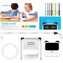 Makeblock Programmable Robot: STEM Learning Made Fun & Accessible -Home Electronics Store makeblock codey rocky the coding robot 1 3