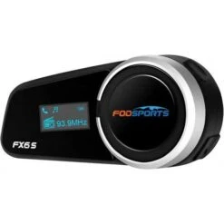 FODSPORTS FX6S Motorcycle Bluetooth Intercom- Waterproof, LED ScreenFODSPORTS FX6S Motorcycle Bluetooth Intercom