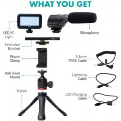 Movo IVlogger IPhone Kit: Make Every Shot Count 12 Movo IVlogger IPhone Kit: Make Every Shot Count -Home Electronics Store movo ivlogger the perfect kit for vloggeur 1 2