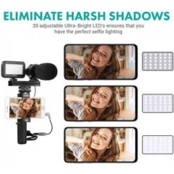 Elevate Your Vlogs: Movo Smartphone Stereo Mic With Wireless Remote -Home Electronics Store movo v7 the complete kit for vlogger 4