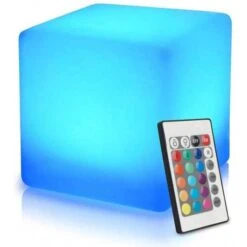 Mr.Go's LED Cube: Rechargeable & Waterproof Light For Ambient Color Changing Decor
