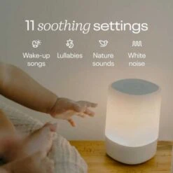Nanit Smart Sound & Night Light Machine: Baby's Sleep Aid With Cry Detection -Home Electronics Store nanit smart sound night light machine baby s sleep aid with cry detection 2