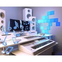 Nanoleaf Canvas: Illuminate Your Space With Smart Light Panels -Home Electronics Store nanoleaf canvas the light square panels 1 2