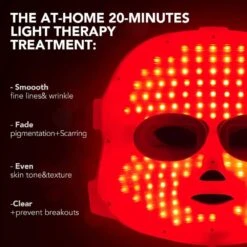 NEWKEY 7-Color LED Face Mask For Anti-Wrinkle & Acne, At-Home Light Therapy -Home Electronics Store newkey 7 color led face mask for anti wrinkle acne at home light therapy 2