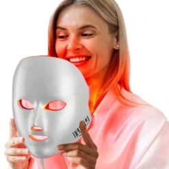 NEWKEY 7-Color LED Face Mask For Anti-Wrinkle & Acne, At-Home Light Therapy -Home Electronics Store newkey 7 color led face mask for anti wrinkle acne at home light therapy 6