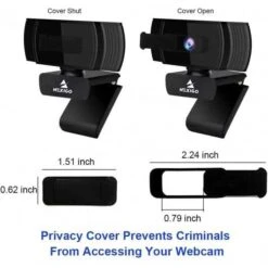NexiGo FHD USB Webcam With AutoFocus & Stereo Microphone - Perfect For Streaming & Video Calls