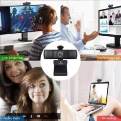 NexiGo N930AF Webcam For Streaming & Business - HD With Microphone & AutoFocus -Home Electronics Store nexigo n930p the ergonomic webcam 6