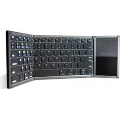 Portable Foldable Bluetooth Keyboard With Trackpad For All Devices