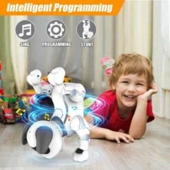 OKK Interactive Pet Dog: Fun And Educational Robot Puppy For Kids -Home Electronics Store okk the interactive robot dog 1 3