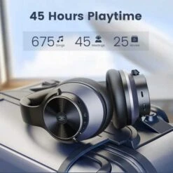 OneOdio Hybrid ANC Headphones - Hi-Res Audio, 62H Battery, Wireless/Wired, Transparency Mode -Home Electronics Store oneodio a10 hybrid active noise cancelling headphones bluetooth 4