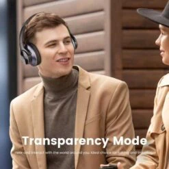 OneOdio Hybrid ANC Headphones - Hi-Res Audio, 62H Battery, Wireless/Wired, Transparency Mode -Home Electronics Store oneodio a10 hybrid active noise cancelling headphones bluetooth 6