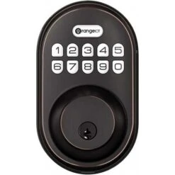 OrangeIOT Keyless Deadbolt: Secure Electronic Lock With Keypad For Easy Access