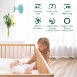 Pixsee Smart Baby Monitor: AI-Linked Camera For Ultimate Baby Safety -Home Electronics Store pixsee 500073415 the smart baby monitor 2