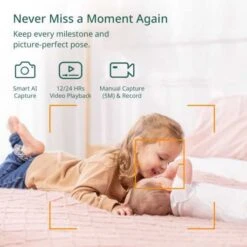 Pixsee Smart Baby Monitor: AI-Linked Camera For Ultimate Baby Safety -Home Electronics Store pixsee 500073415 the smart baby monitor 4
