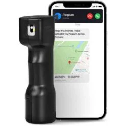 Plegium Smart Pepper Spray - Instant Safety With GPS, Siren, LED Light