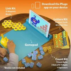 Interactive STEM Toy Pack For Kids - Plugo By PlayShifu | Educational And Fun Learning Kit 13 Interactive STEM Toy Pack For Kids - Plugo By PlayShifu | Educational And Fun Learning Kit -Home Electronics Store plugo stem pack by playshifu count letters link 4