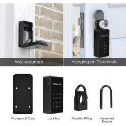 Populife Smart Key Lockbox: Bluetooth-enabled, Outdoor Safe, Wall-mounted, IP66 Waterproof 10 Populife Smart Key Lockbox: Bluetooth-enabled, Outdoor Safe, Wall-mounted, IP66 Waterproof -Home Electronics Store populife smart key lockbox bluetooth enabled outdoor safe wall mounted ip66 waterproof 2