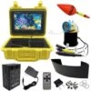 Portable Underwater Fishing Camera With 9'' HD LCD Monitor, Infrared Lights -Home Electronics Store portable underwater fishing camera video fish finder with 9 hd lcd monitor 1200tvl camera for ice lake boat fishing 24pcs