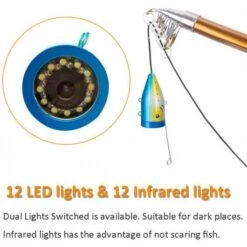 Portable Underwater Fishing Camera With 9'' HD LCD Monitor, Infrared Lights 13 Portable Underwater Fishing Camera With 9'' HD LCD Monitor, Infrared Lights -Home Electronics Store portable underwater fishing camera video fish finder with 9 hd lcd monitor 1200tvl camera for ice lake boat fishing 24pcs 4