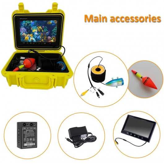 Portable Underwater Fishing Camera With 9'' HD LCD Monitor, Infrared Lights 8 Portable Underwater Fishing Camera With 9'' HD LCD Monitor, Infrared Lights - Image 6