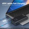Power Bank 40000mAh 65W USB-C Fast Charging, Portable Laptop Charger For MacBook, Dell, IPad, IPhone, Samsung