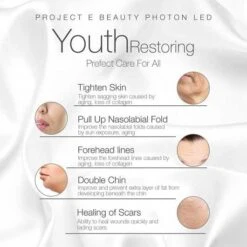 Revitalize Your Skin: Project Beauty LED Light Therapy For Youthful Radiance -Home Electronics Store project e pe011 the anti wrinkle red light 1 7