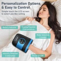 QUINEAR Cordless Hand Massager With Heat & Compression - Ideal For Arthritis & Carpal Tunnel, Rechargeable, Perfect Gift -Home Electronics Store quinear cordless hand massager with heat compression ideal for arthritis carpal tunnel rechargeable perfect gift 4