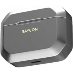 Raycon Everyday Wireless Earbuds - Bluetooth, 32H Playtime, Waterproof, Jet Silver -Home Electronics Store raycon the gaming bluetooth true wireless earbuds with built in mic 3