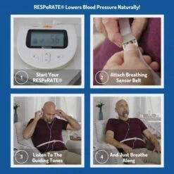 RESPeRATE Ultra: Natural Hypertension Relief In Your Hands -Home Electronics Store resperate ultra breathing to reduce blood pressure 1 3