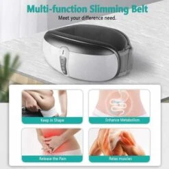 Wireless Slimming Belt: Vibrating Massager With Heat For Body Sculpting -Home Electronics Store rilassa the slimming belt 1 2