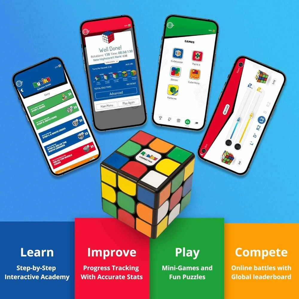 Rubiks Connected Cube Learn Play And Compete Globally With The Smart Digital Puzzle For All Ages 8 Rubiks Connected Cube Learn Play And Compete Globally With The Smart Digital Puzzle For All Ages - Image 6