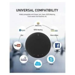 Runpu RP-M55B: Versatile Bluetooth & USB Conference Speaker With Omnidirectional Mic -Home Electronics Store runpu the microphone and conference speaker 3