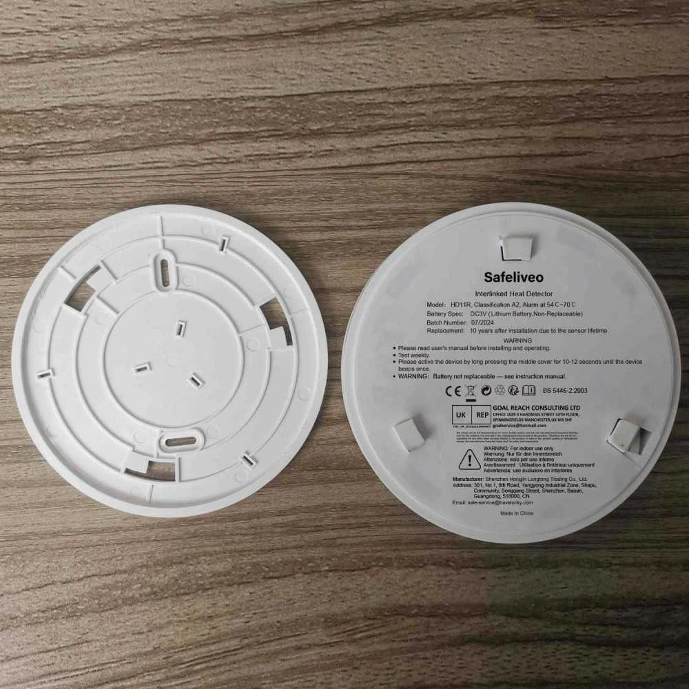 Safeliveo Wireless Interlinked Smoke, Heat & Carbon Monoxide Alarm Kit With Remote Control - 10 Year Battery Life 7 Safeliveo Wireless Interlinked Smoke, Heat & Carbon Monoxide Alarm Kit With Remote Control - 10 Year Battery Life - Image 5