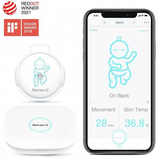 Sense-U Baby Monitor 3: Next-Gen Smart Baby Breathing Monitor 6 Sense-U Baby Monitor 3: Next-Gen Smart Baby Breathing Monitor - Image 4
