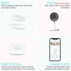 Sense-U Baby Monitor 3: Next-Gen Smart Baby Breathing Monitor 15 Sense-U Baby Monitor 3: Next-Gen Smart Baby Breathing Monitor -Home Electronics Store sense u baby monitor 2 su 210t bs the smart baby monitor 4