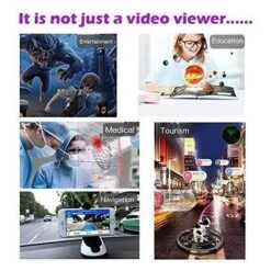 Smart AR Glasses – 3D Video & Augmented Reality For IPhone & Android, Lightweight Design With 90° FOV -Home Electronics Store shyly 90°fov ar augmented reality glasses 1 3