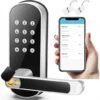 Sifely Keyless Fingerprint Smart Door Lock – 6 Unlock Options, Biometric Handle, Remote Access, Easy Install