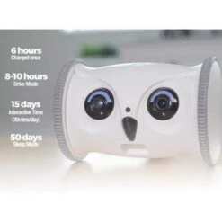 SKYMEE Owl Robot: Interactive Pet Buddy With Treat Dispenser -Home Electronics Store skymee owl robot the interactive robot for your dog skymee owl robot 1