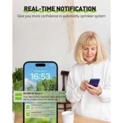 Smart 8-Zone WiFi Sprinkler Controller With Weather-Based Watering -Home Electronics Store smart 8 zone wifi sprinkler controller with weather based watering 2